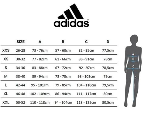 guía de tallas adidas